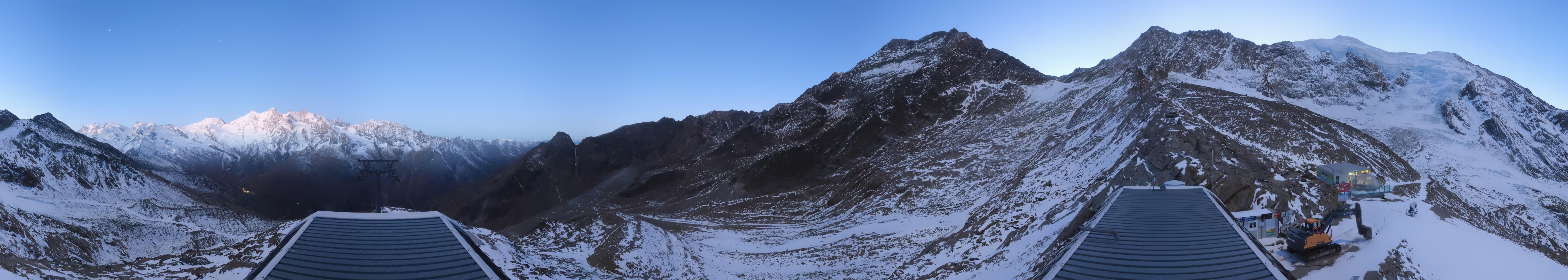 Archived image Webcam Top Station Hohsaas Gondola Saas-Grund