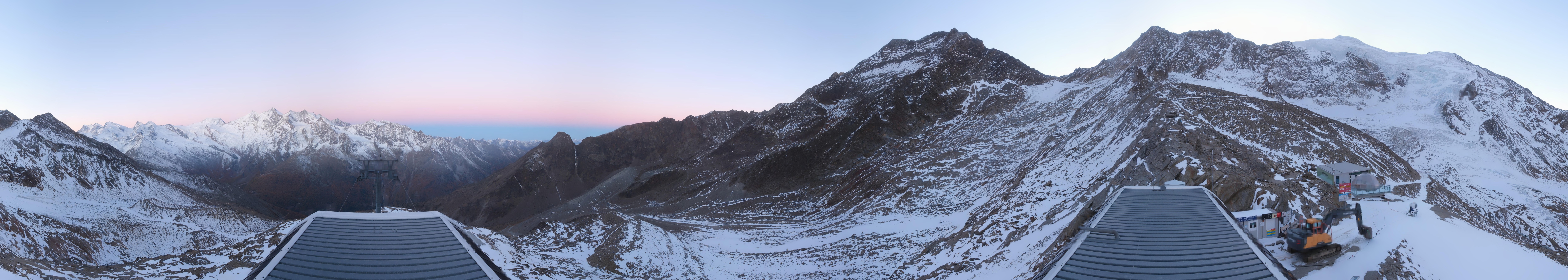 Archived image Webcam Top Station Hohsaas Gondola Saas-Grund