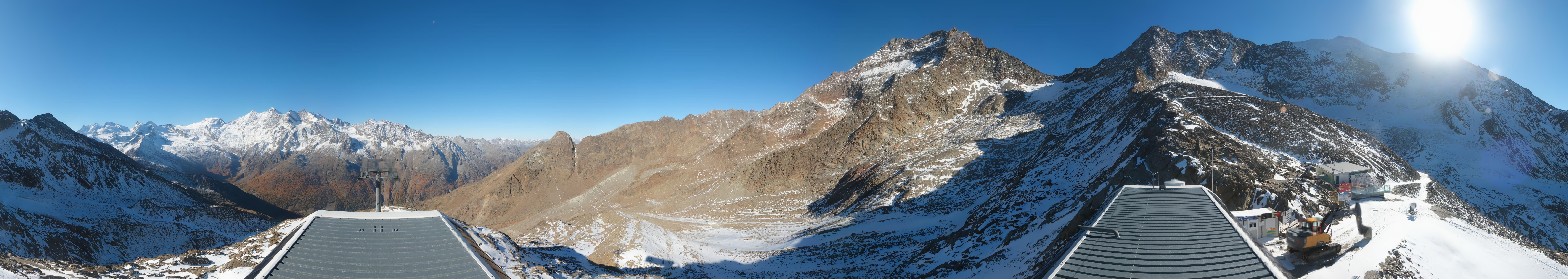 Archived image Webcam Top Station Hohsaas Gondola Saas-Grund