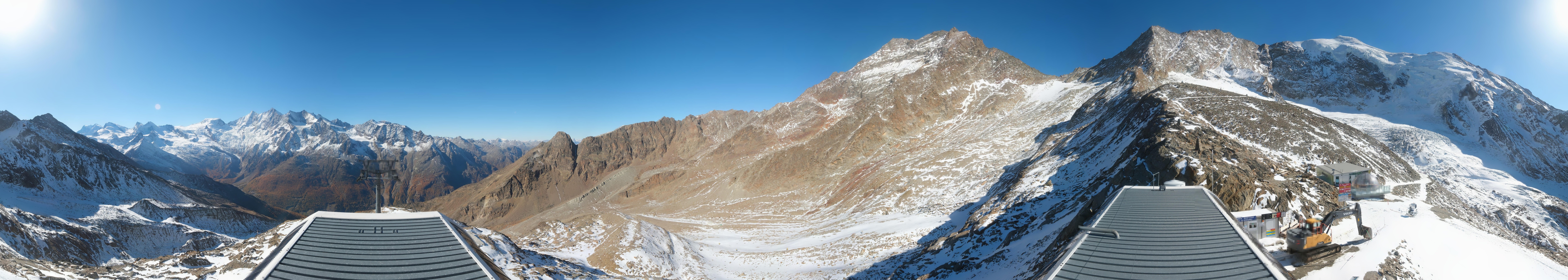 Archived image Webcam Top Station Hohsaas Gondola Saas-Grund