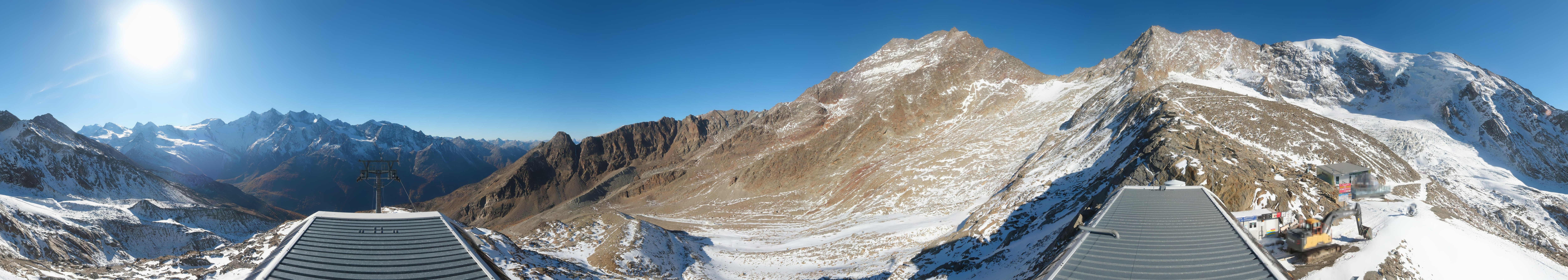 Archived image Webcam Top Station Hohsaas Gondola Saas-Grund