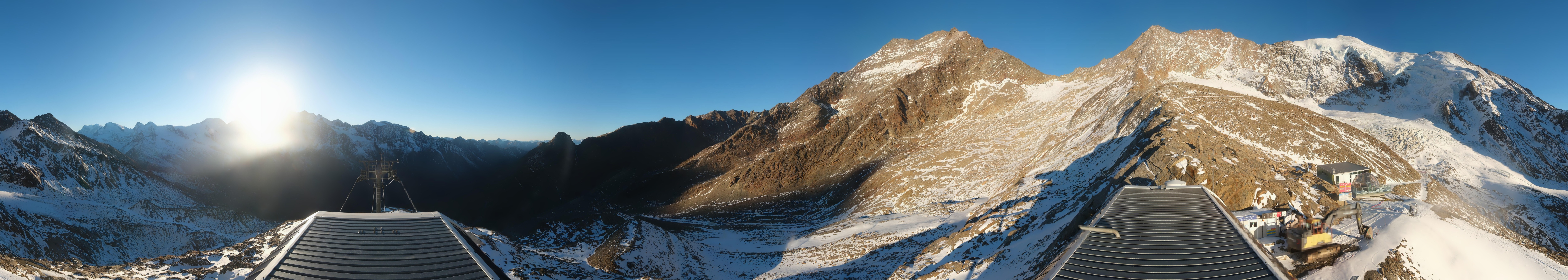 Archived image Webcam Top Station Hohsaas Gondola Saas-Grund