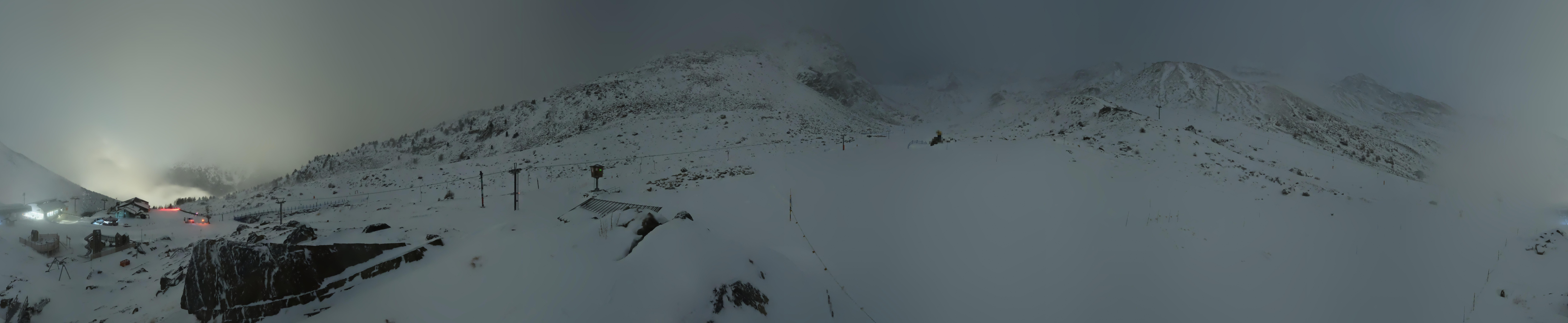 Archiv Foto Webcam Mittelstation Kreuzboden Saas-Grund Hohsaas