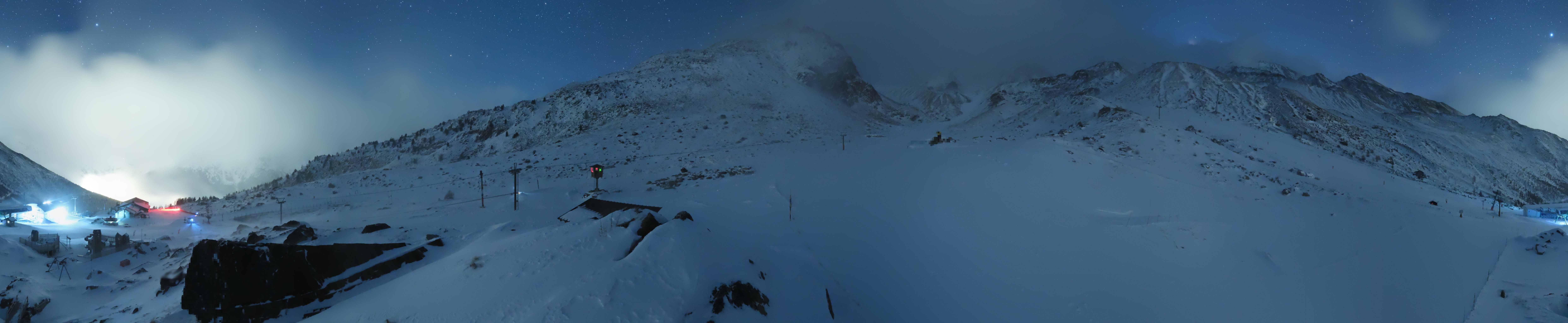 Archiv Foto Webcam Mittelstation Kreuzboden Saas-Grund Hohsaas