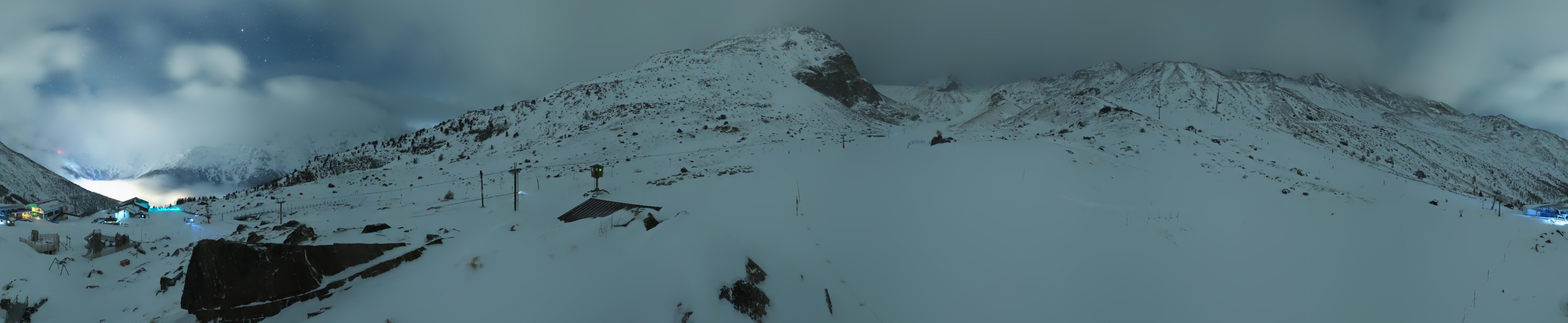 Archiv Foto Webcam Mittelstation Kreuzboden Saas-Grund Hohsaas