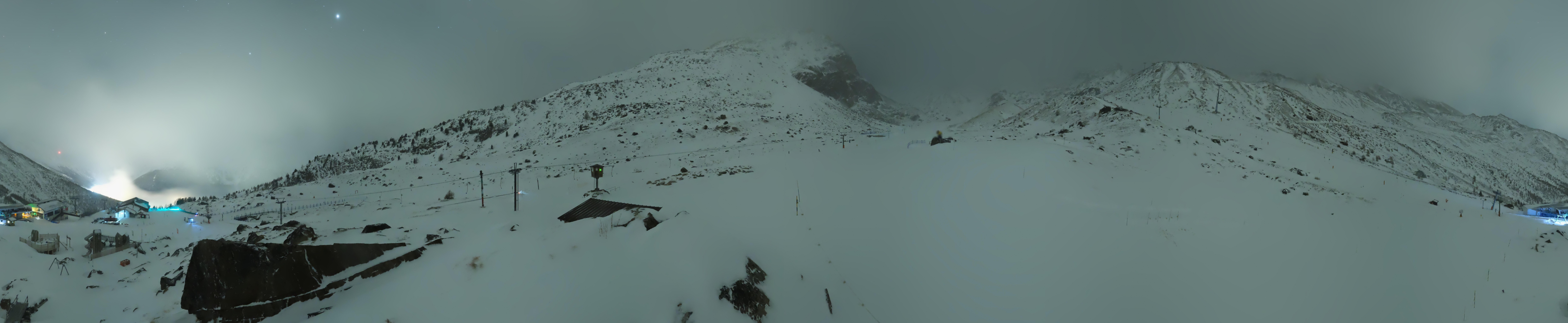 Archiv Foto Webcam Mittelstation Kreuzboden Saas-Grund Hohsaas