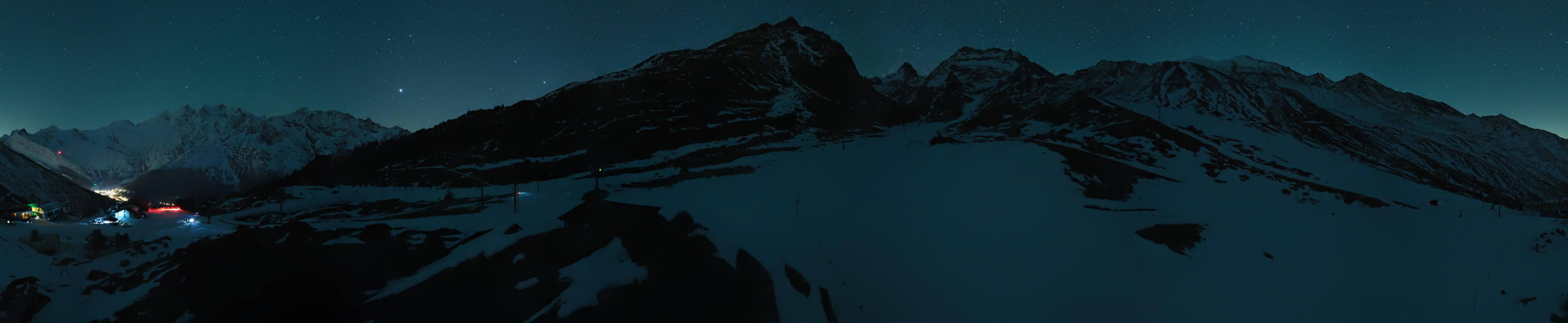 Archiv Foto Webcam Mittelstation Kreuzboden Saas-Grund Hohsaas