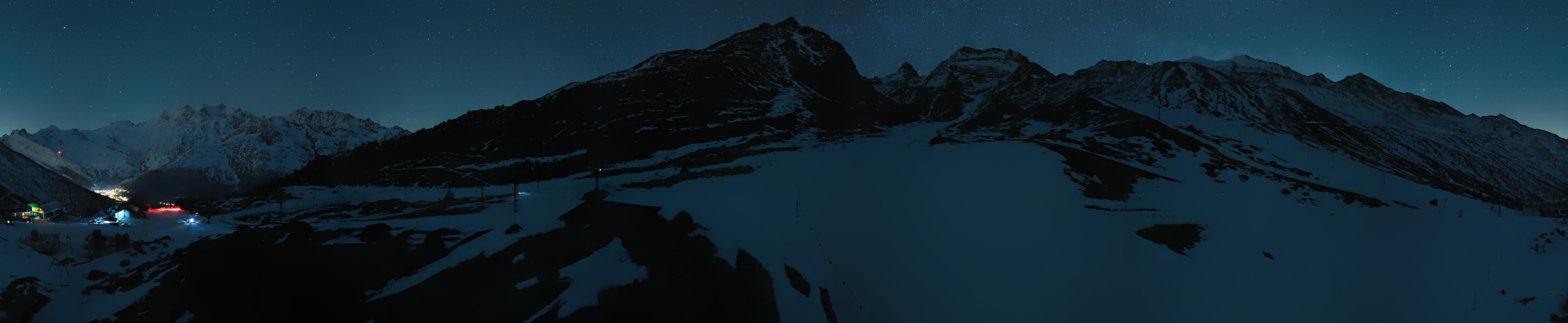 Archiv Foto Webcam Mittelstation Kreuzboden Saas-Grund Hohsaas