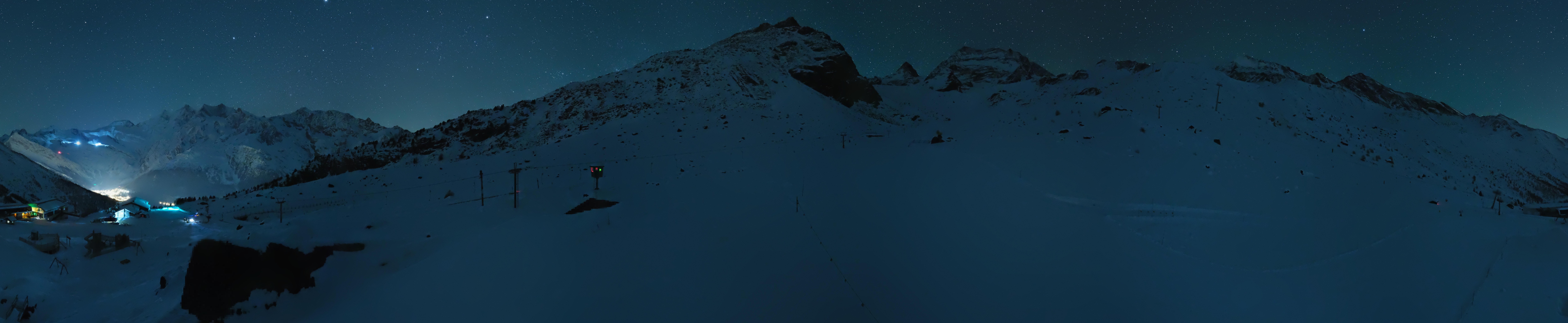 Archiv Foto Webcam Mittelstation Kreuzboden Saas-Grund Hohsaas