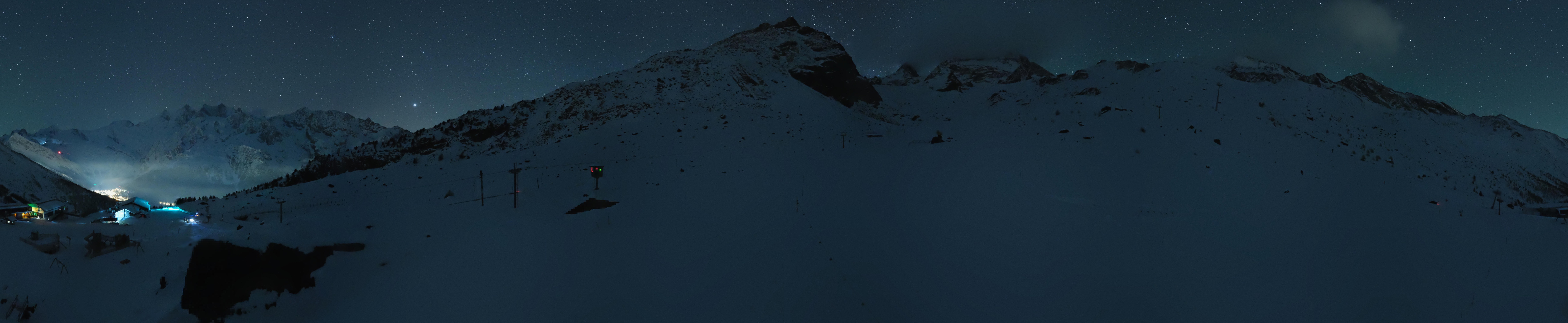 Archiv Foto Webcam Mittelstation Kreuzboden Saas-Grund Hohsaas