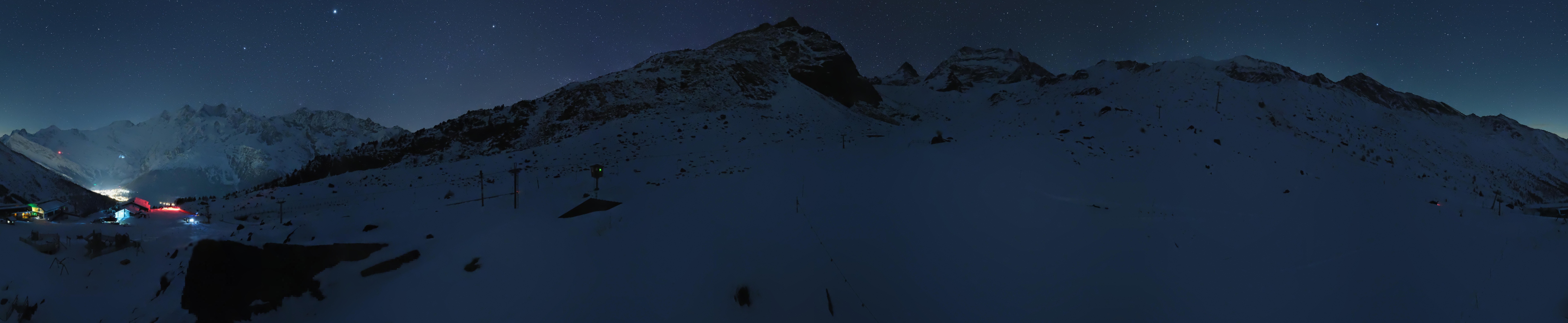 Archiv Foto Webcam Mittelstation Kreuzboden Saas-Grund Hohsaas