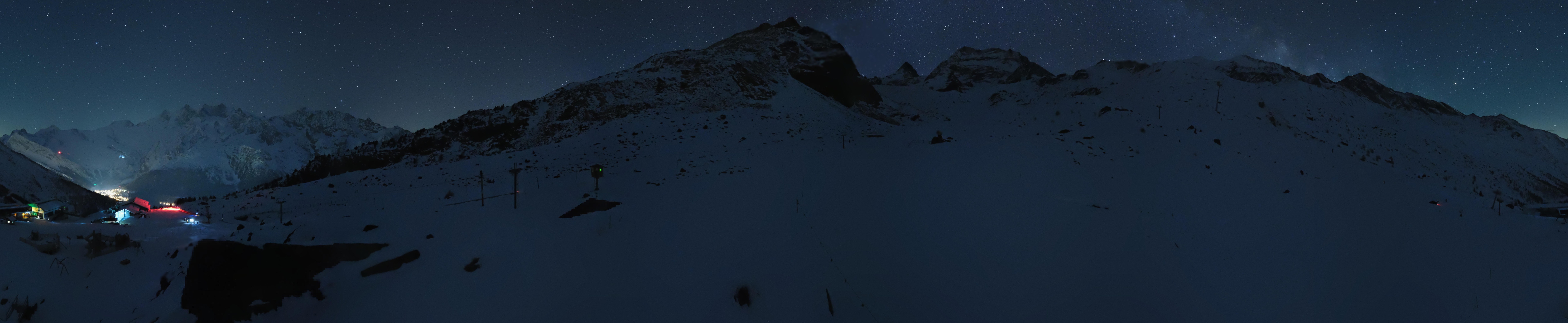 Archiv Foto Webcam Mittelstation Kreuzboden Saas-Grund Hohsaas