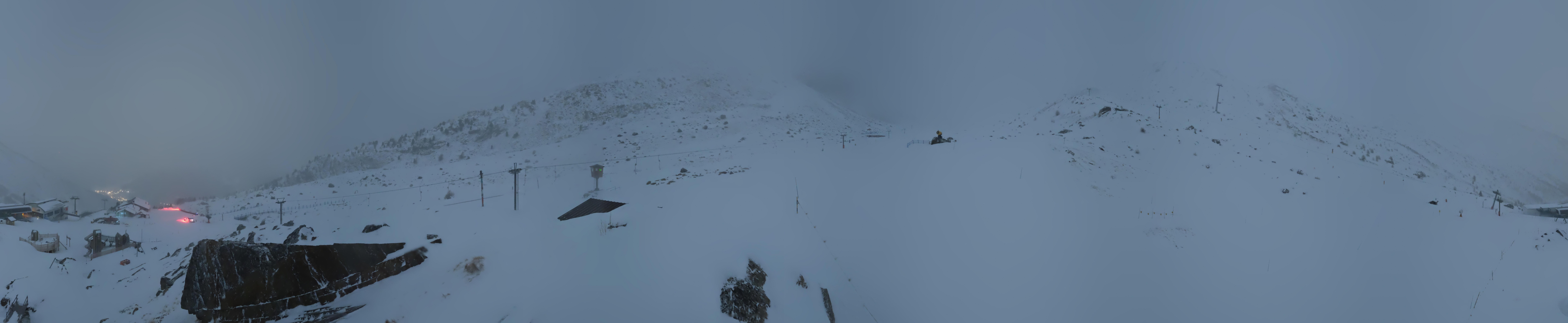 Archiv Foto Webcam Mittelstation Kreuzboden Saas-Grund Hohsaas