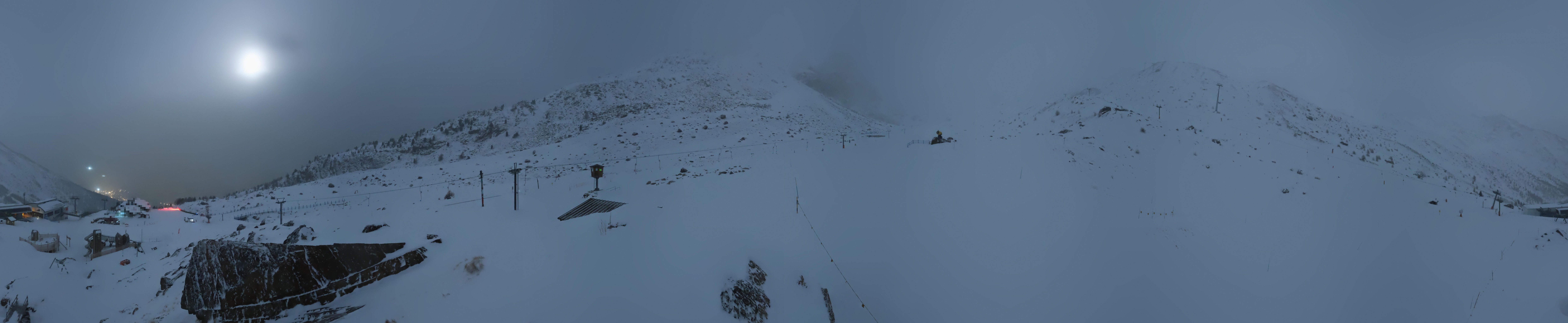 Archiv Foto Webcam Mittelstation Kreuzboden Saas-Grund Hohsaas