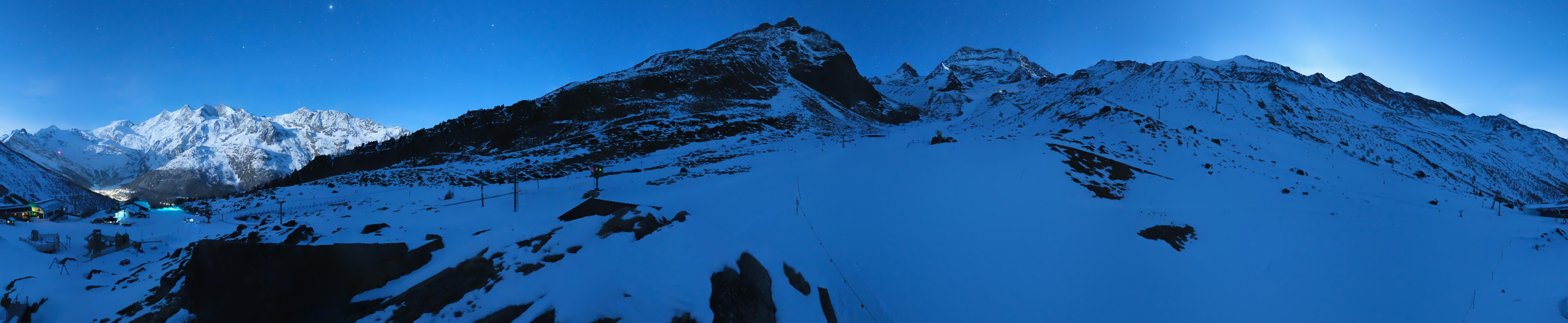 Archiv Foto Webcam Mittelstation Kreuzboden Saas-Grund Hohsaas