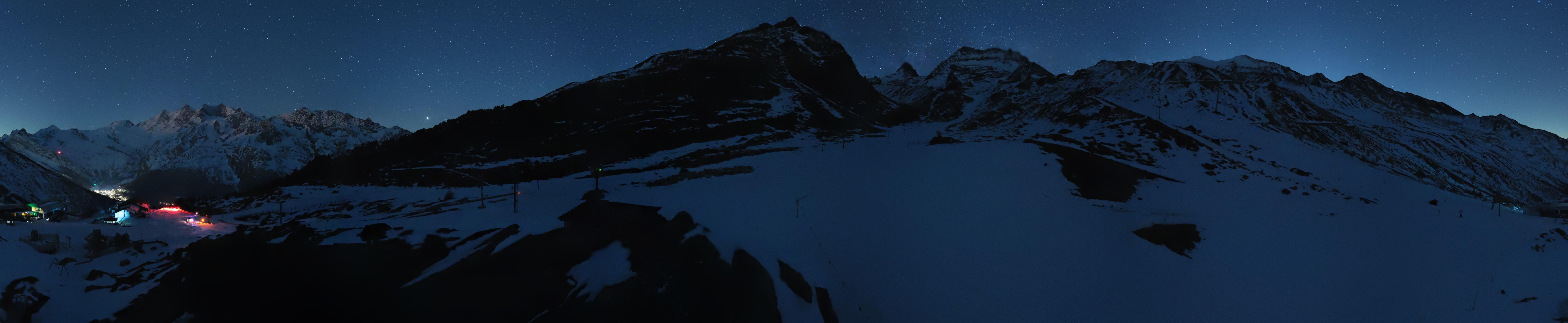 Archiv Foto Webcam Mittelstation Kreuzboden Saas-Grund Hohsaas