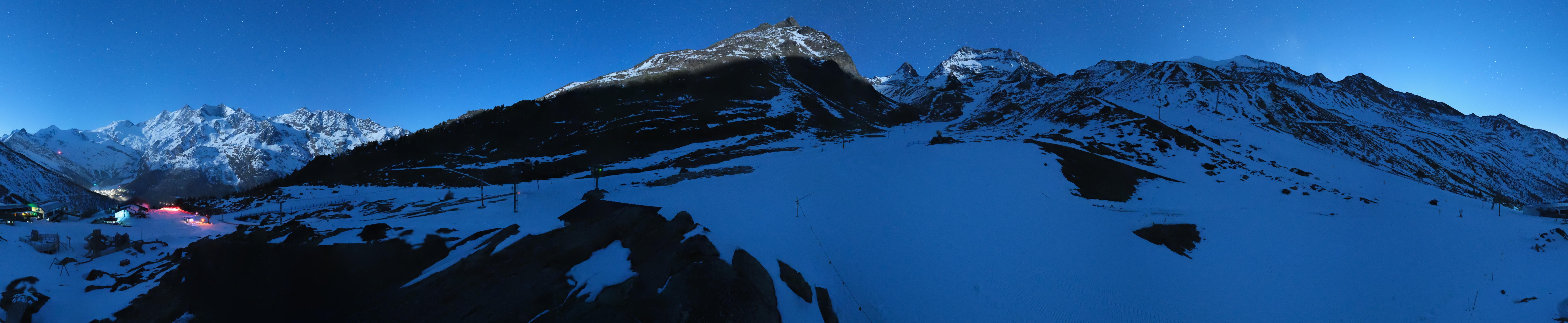 Archiv Foto Webcam Mittelstation Kreuzboden Saas-Grund Hohsaas