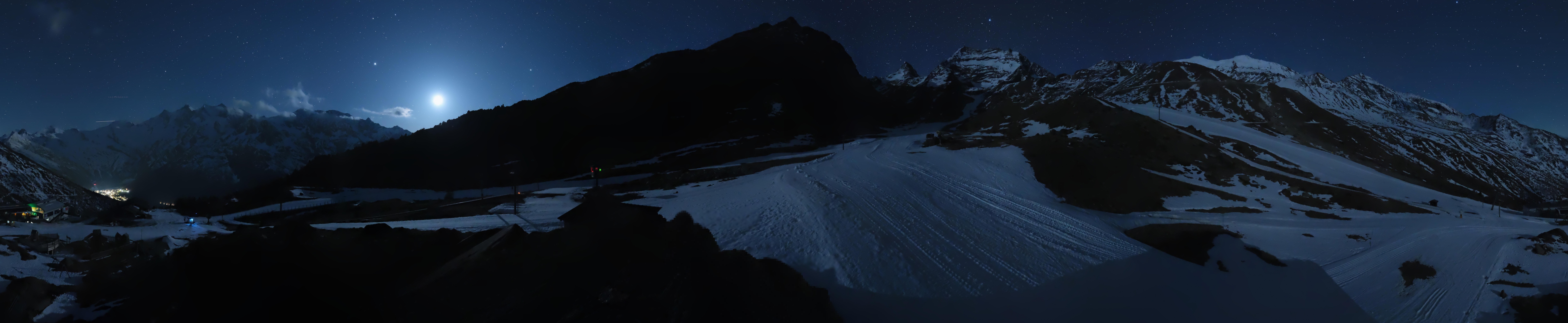 Archiv Foto Webcam Mittelstation Kreuzboden Saas-Grund Hohsaas