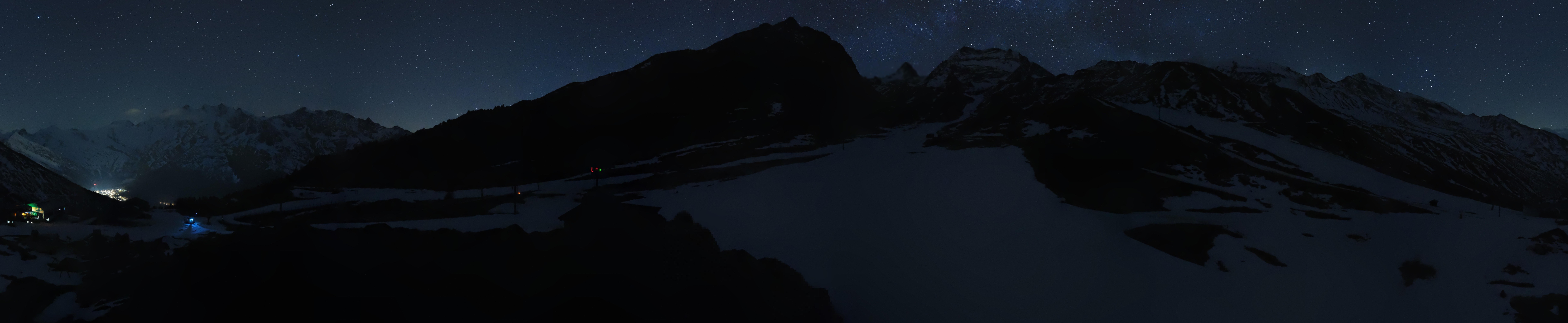 Archiv Foto Webcam Mittelstation Kreuzboden Saas-Grund Hohsaas