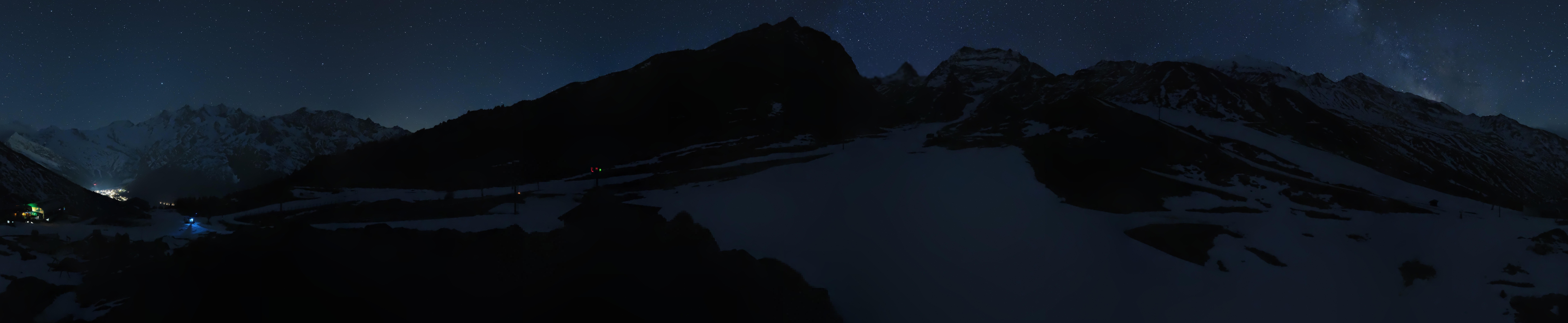 Archiv Foto Webcam Mittelstation Kreuzboden Saas-Grund Hohsaas