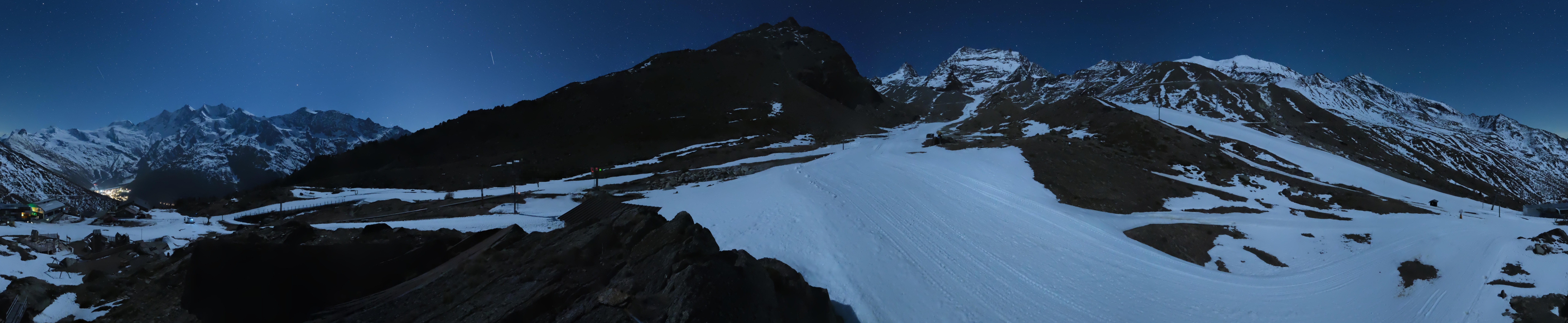 Archiv Foto Webcam Mittelstation Kreuzboden Saas-Grund Hohsaas