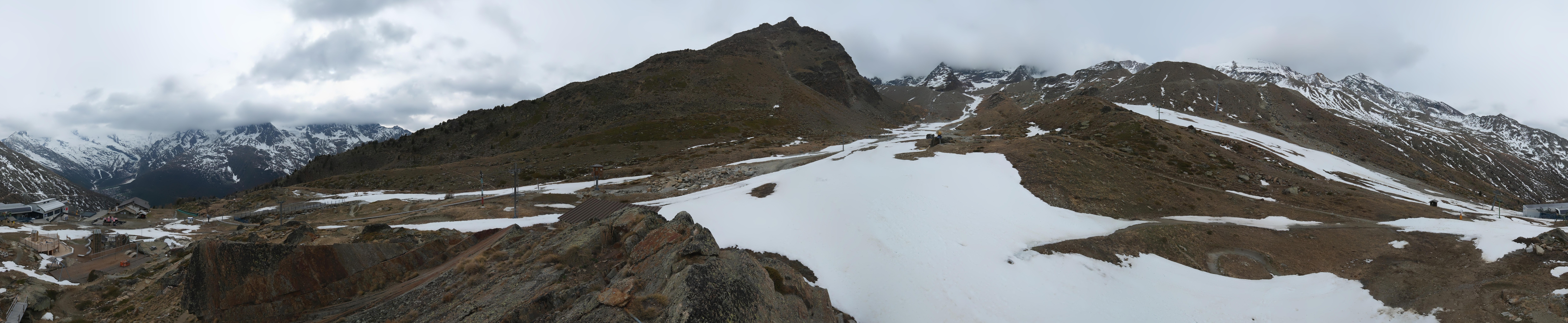 Archiv Foto Webcam Mittelstation Kreuzboden Saas-Grund Hohsaas