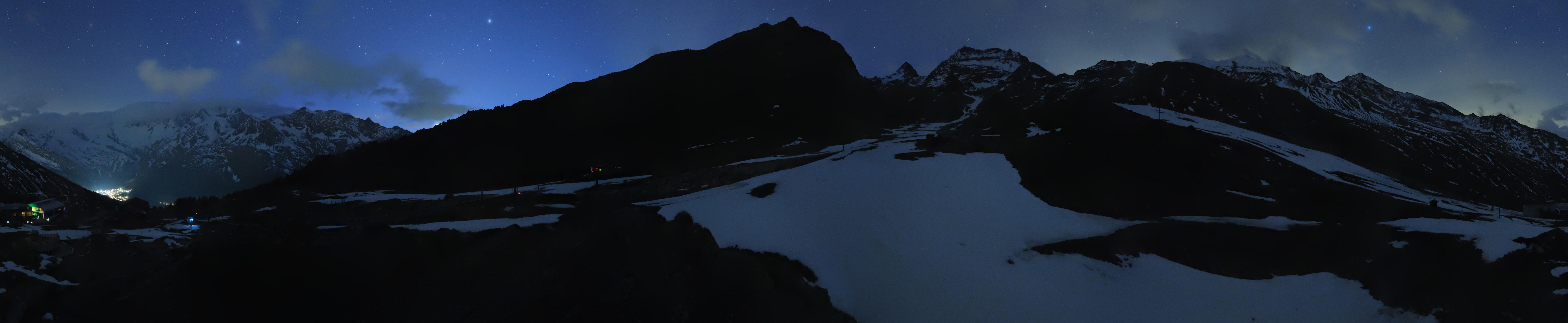 Archiv Foto Webcam Mittelstation Kreuzboden Saas-Grund Hohsaas