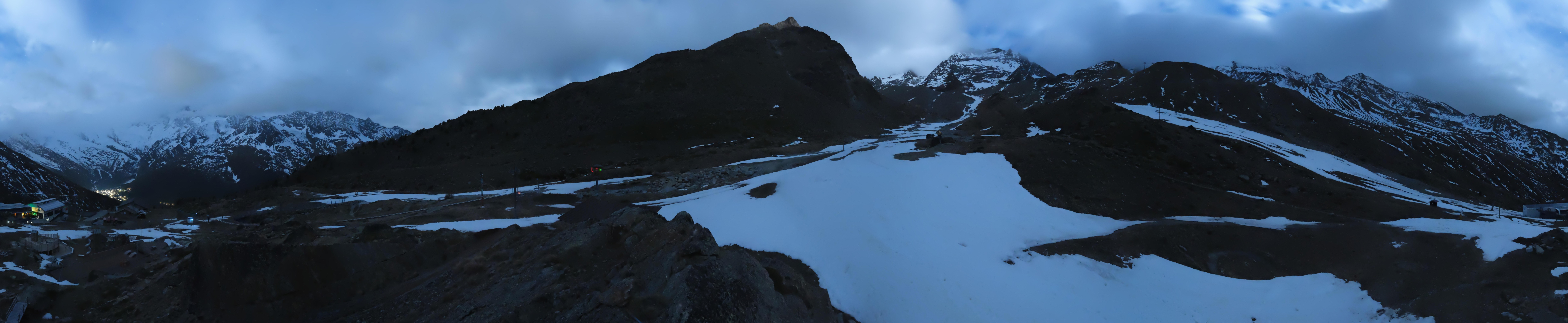 Archiv Foto Webcam Mittelstation Kreuzboden Saas-Grund Hohsaas