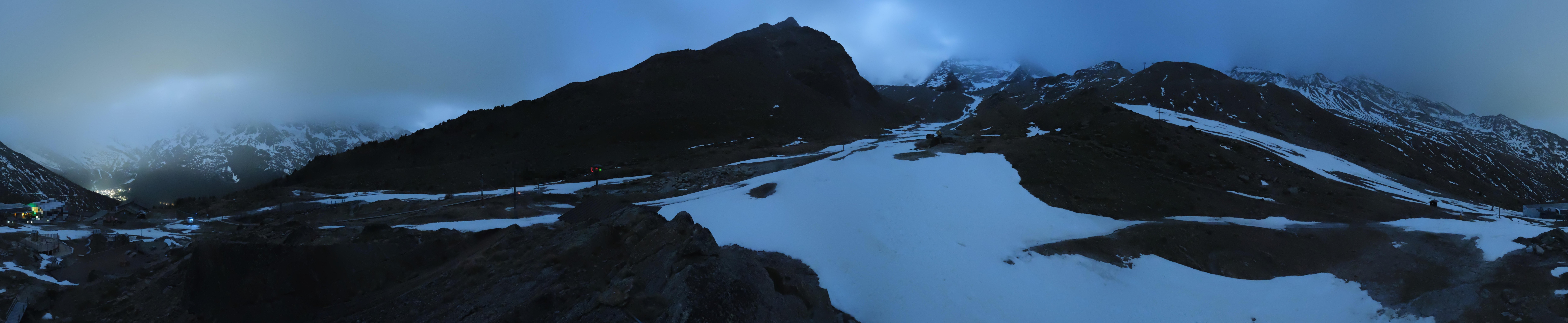 Archiv Foto Webcam Mittelstation Kreuzboden Saas-Grund Hohsaas