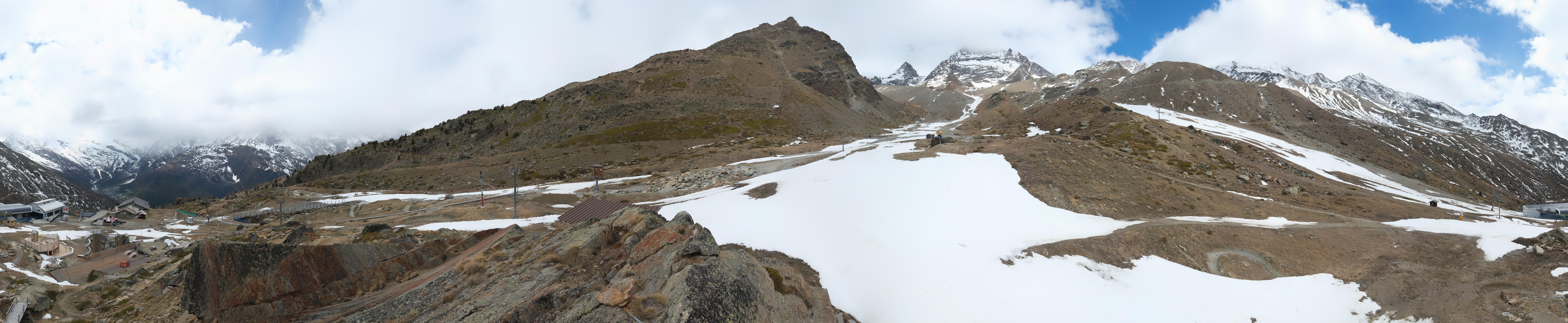 Archiv Foto Webcam Mittelstation Kreuzboden Saas-Grund Hohsaas