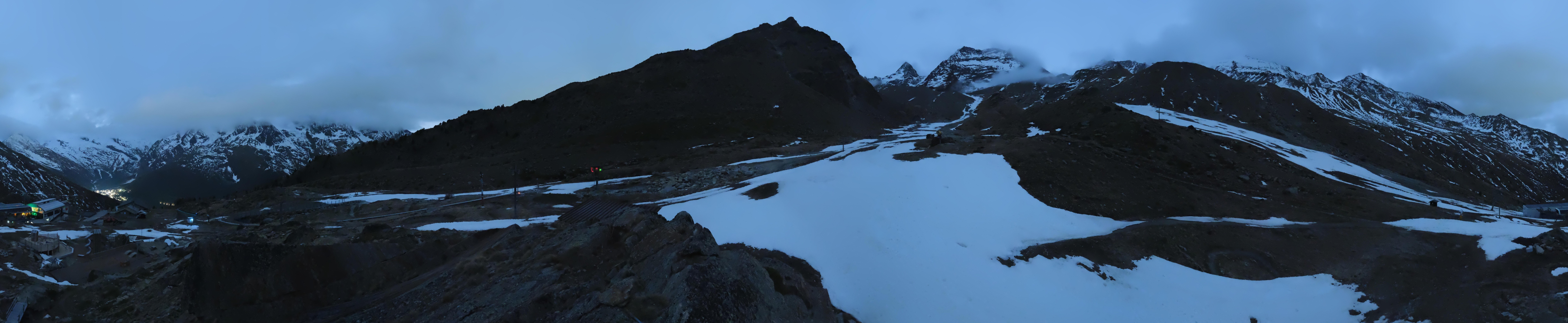 Archiv Foto Webcam Mittelstation Kreuzboden Saas-Grund Hohsaas