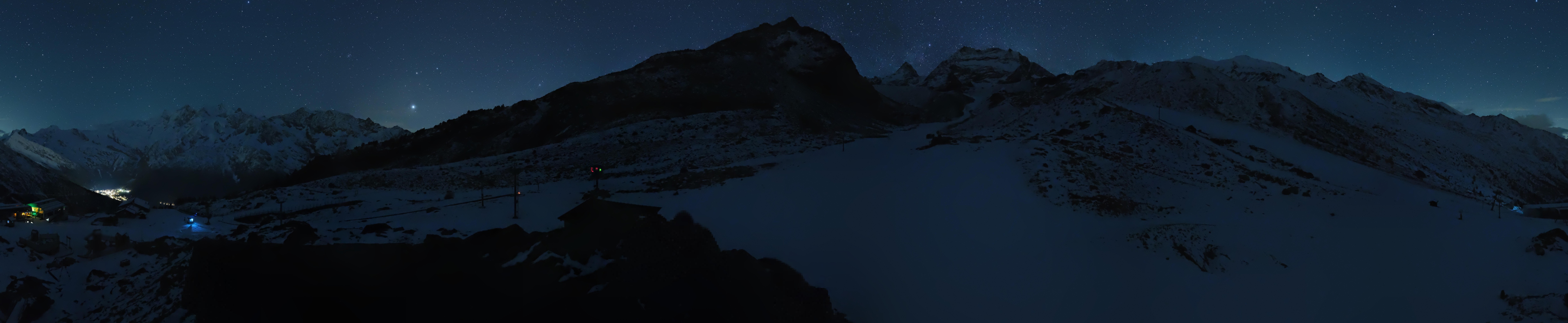 Archiv Foto Webcam Mittelstation Kreuzboden Saas-Grund Hohsaas