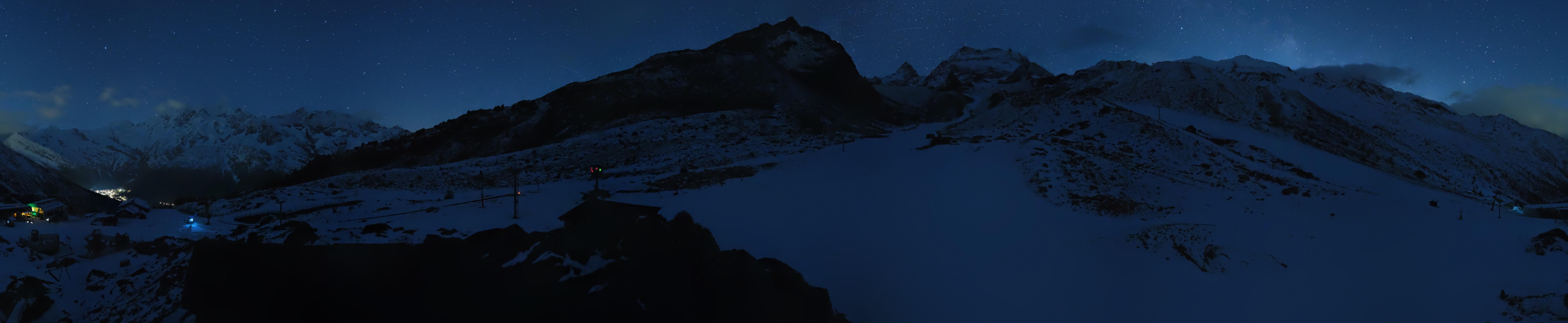 Archiv Foto Webcam Mittelstation Kreuzboden Saas-Grund Hohsaas