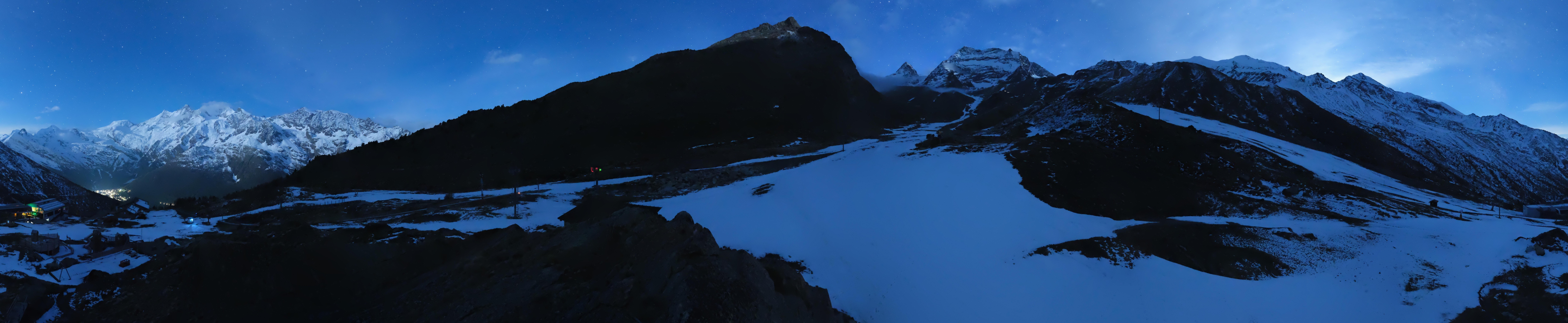Archiv Foto Webcam Mittelstation Kreuzboden Saas-Grund Hohsaas
