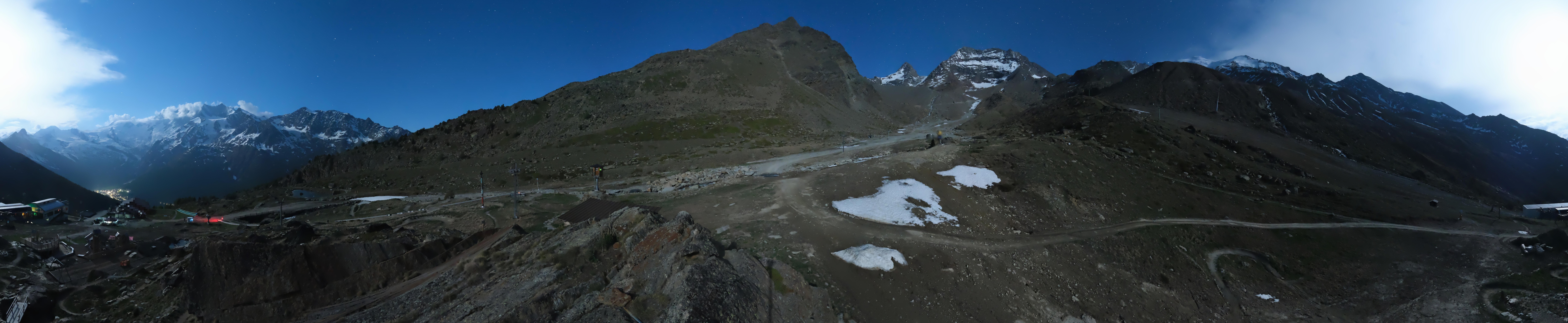 Archiv Foto Webcam Mittelstation Kreuzboden Saas-Grund Hohsaas