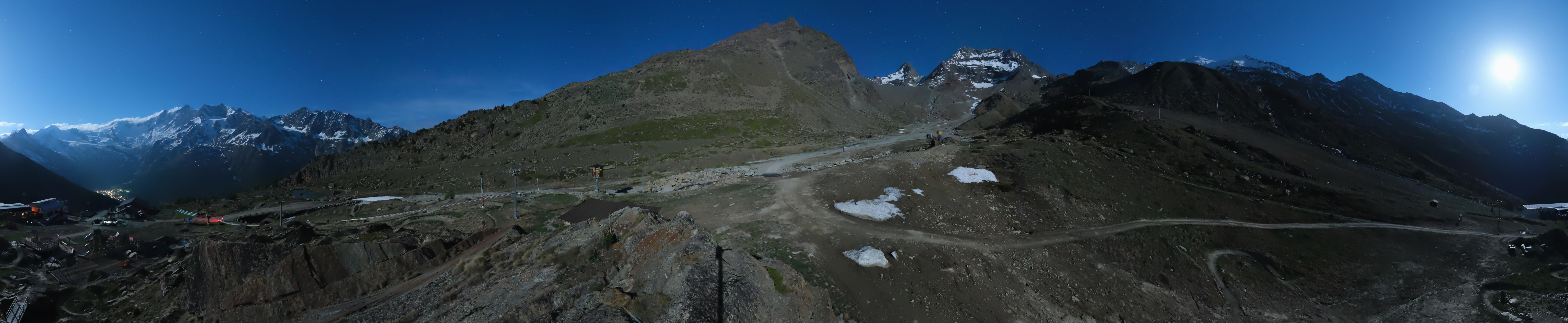 Archiv Foto Webcam Mittelstation Kreuzboden Saas-Grund Hohsaas