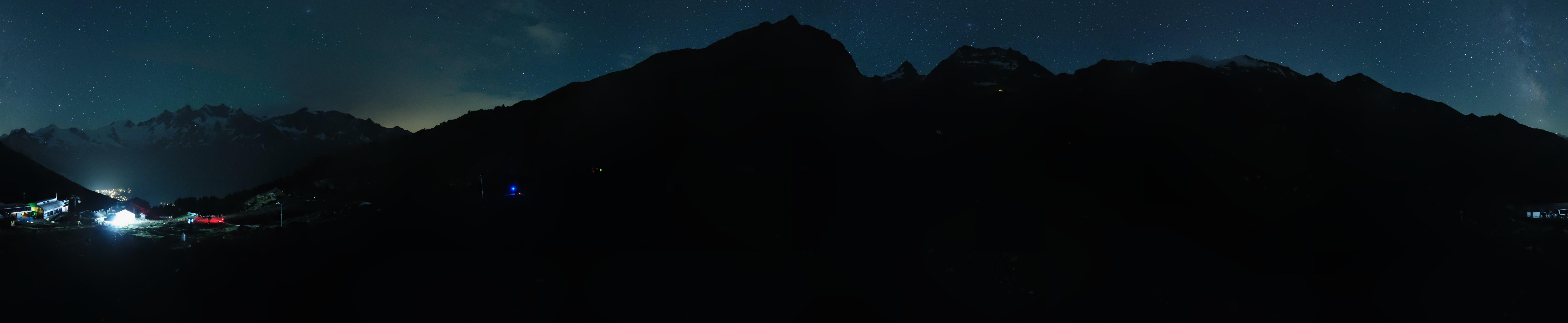 Archiv Foto Webcam Mittelstation Kreuzboden Saas-Grund Hohsaas