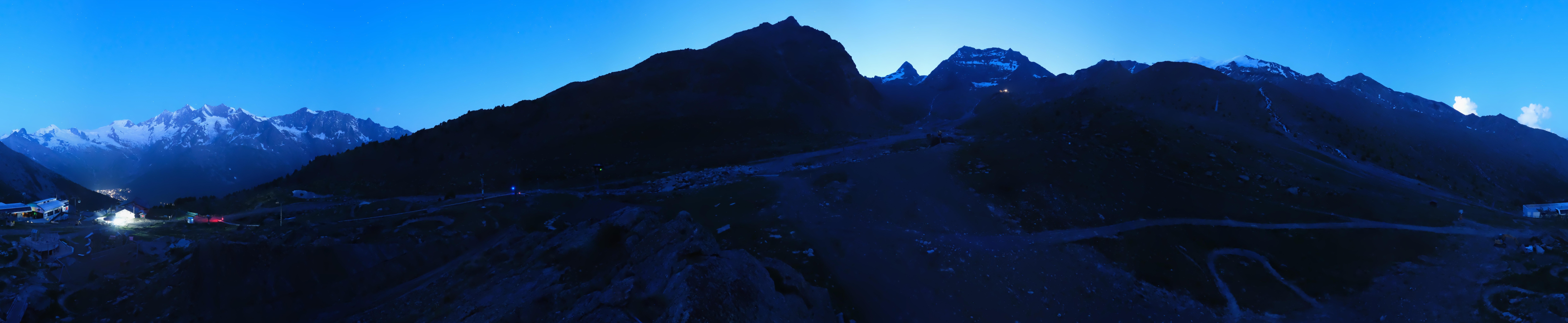 Archiv Foto Webcam Mittelstation Kreuzboden Saas-Grund Hohsaas