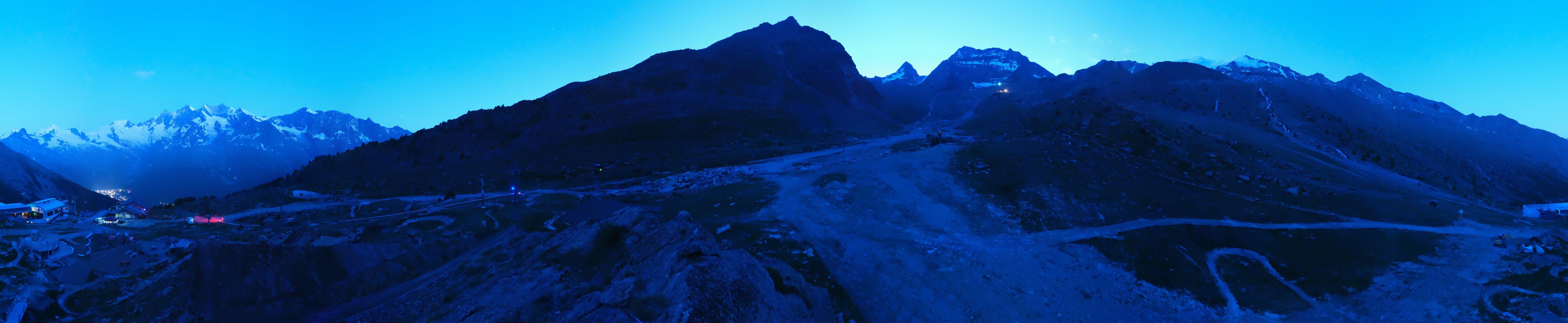 Archiv Foto Webcam Mittelstation Kreuzboden Saas-Grund Hohsaas