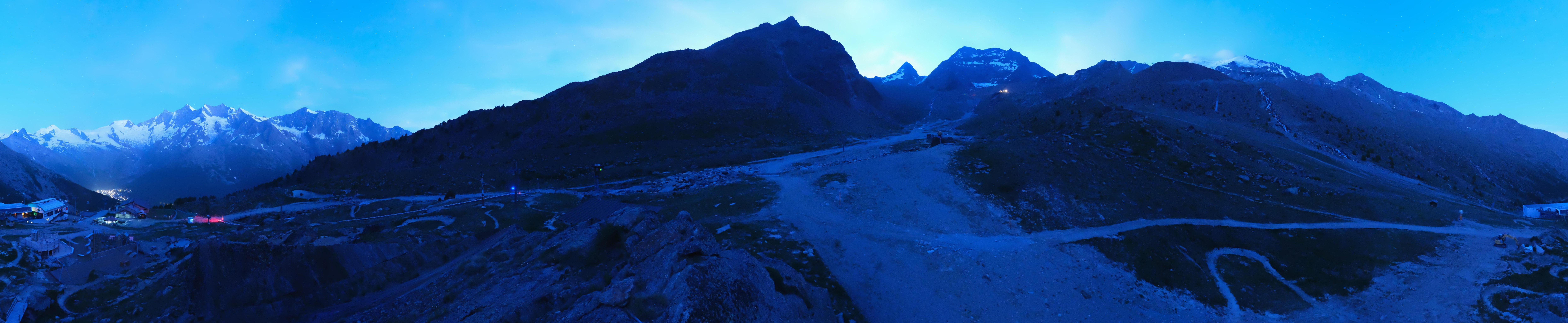 Archiv Foto Webcam Mittelstation Kreuzboden Saas-Grund Hohsaas