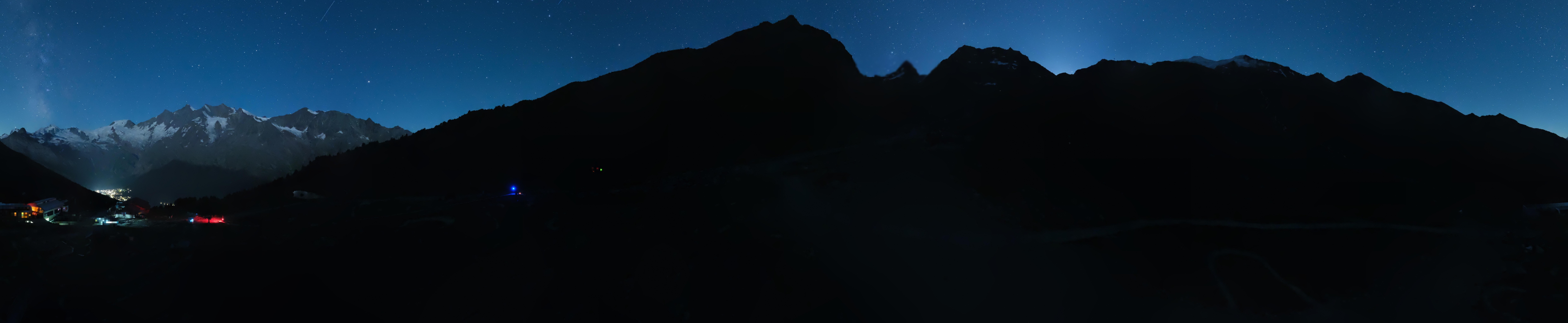 Archiv Foto Webcam Mittelstation Kreuzboden Saas-Grund Hohsaas