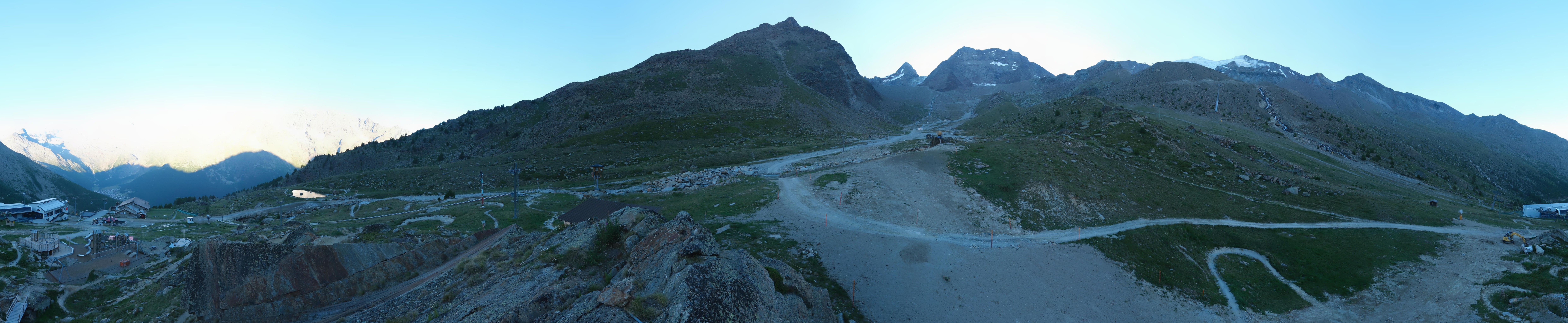 Archiv Foto Webcam Mittelstation Kreuzboden Saas-Grund Hohsaas