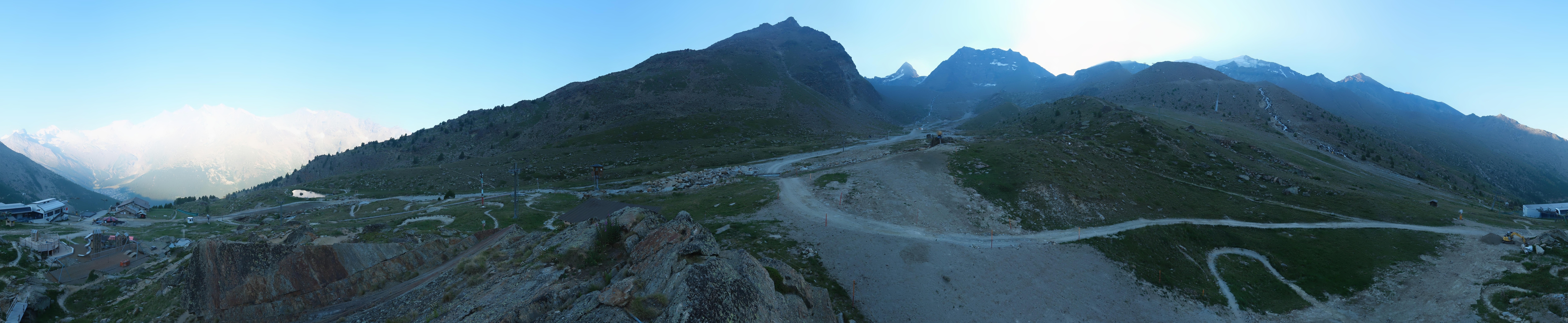 Archiv Foto Webcam Mittelstation Kreuzboden Saas-Grund Hohsaas
