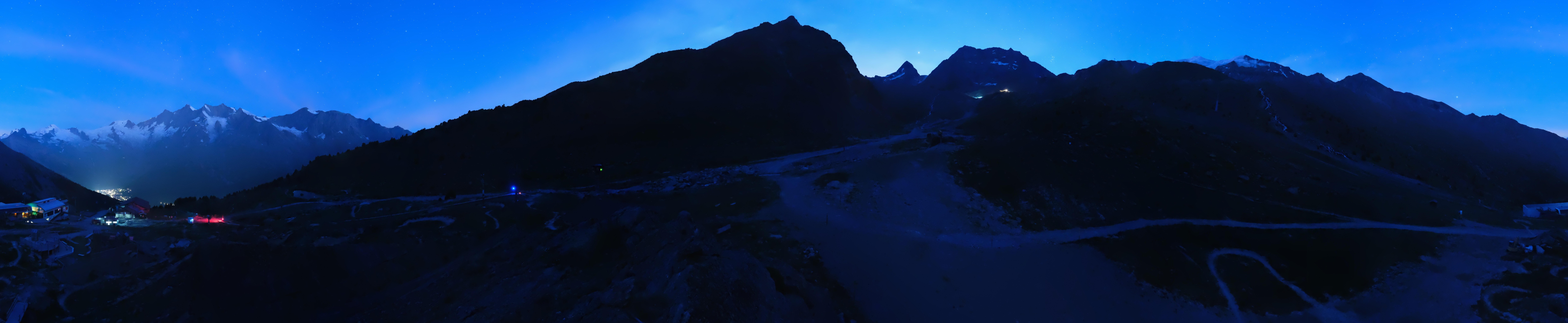 Archiv Foto Webcam Mittelstation Kreuzboden Saas-Grund Hohsaas