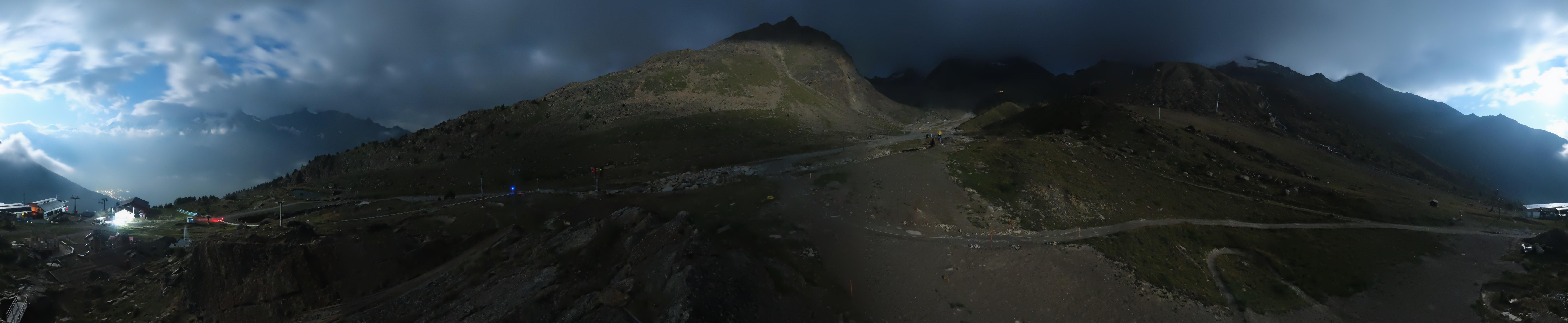 Archiv Foto Webcam Mittelstation Kreuzboden Saas-Grund Hohsaas