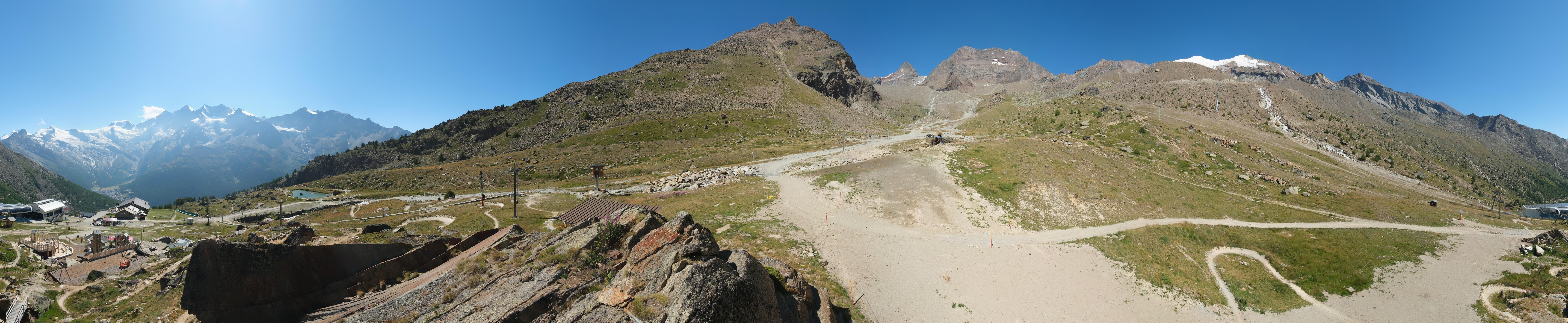 Archiv Foto Webcam Mittelstation Kreuzboden Saas-Grund Hohsaas