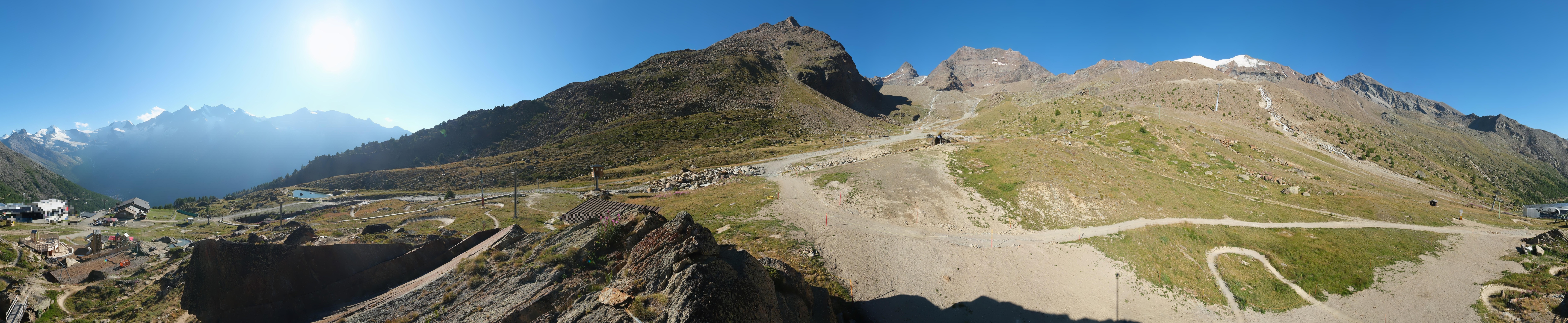 Archiv Foto Webcam Mittelstation Kreuzboden Saas-Grund Hohsaas