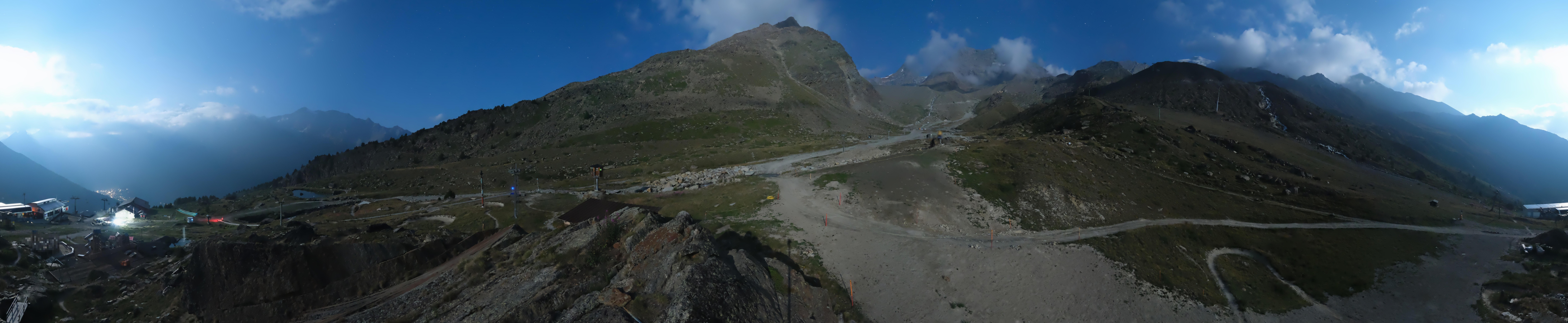 Archiv Foto Webcam Mittelstation Kreuzboden Saas-Grund Hohsaas
