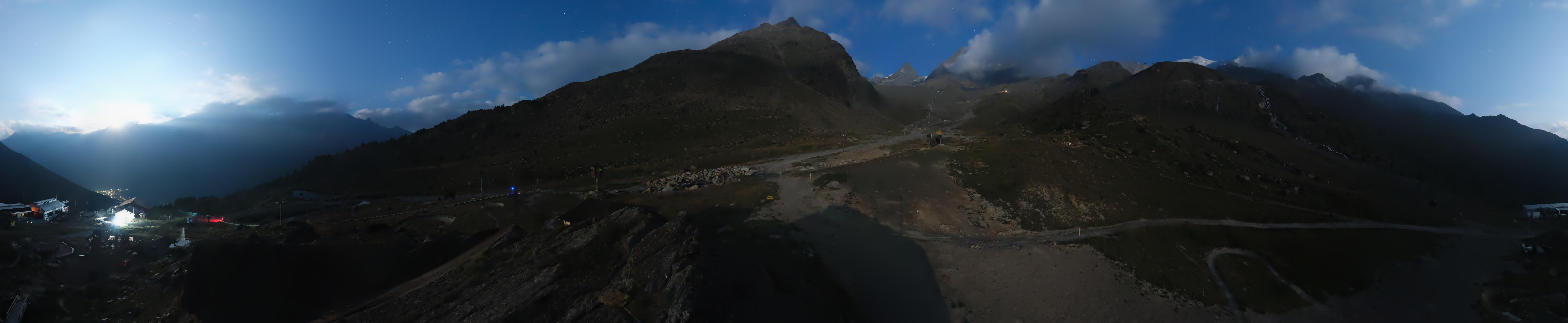 Archiv Foto Webcam Mittelstation Kreuzboden Saas-Grund Hohsaas