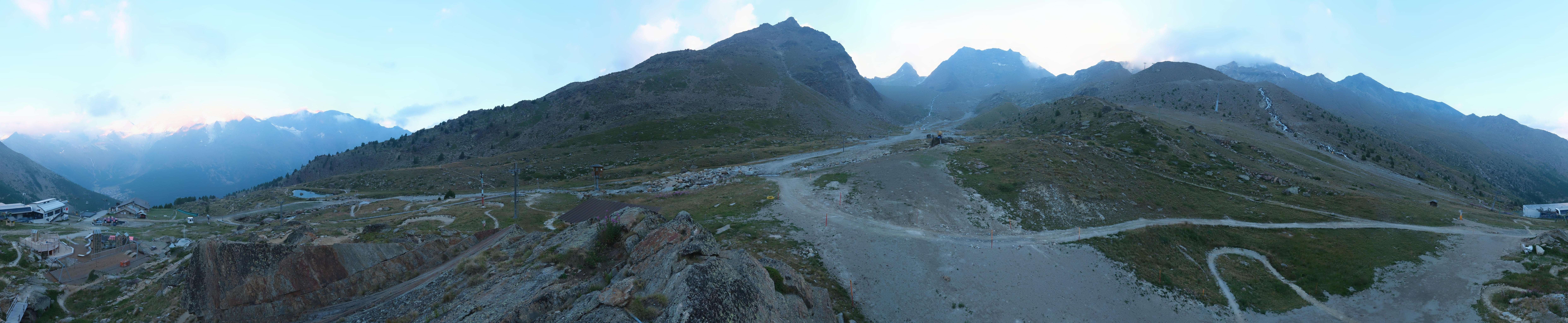 Archiv Foto Webcam Mittelstation Kreuzboden Saas-Grund Hohsaas